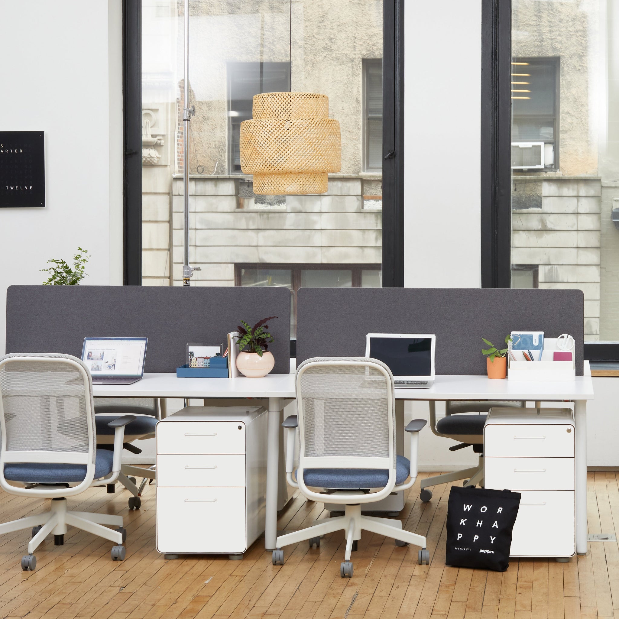 Series A Double Desk For 4