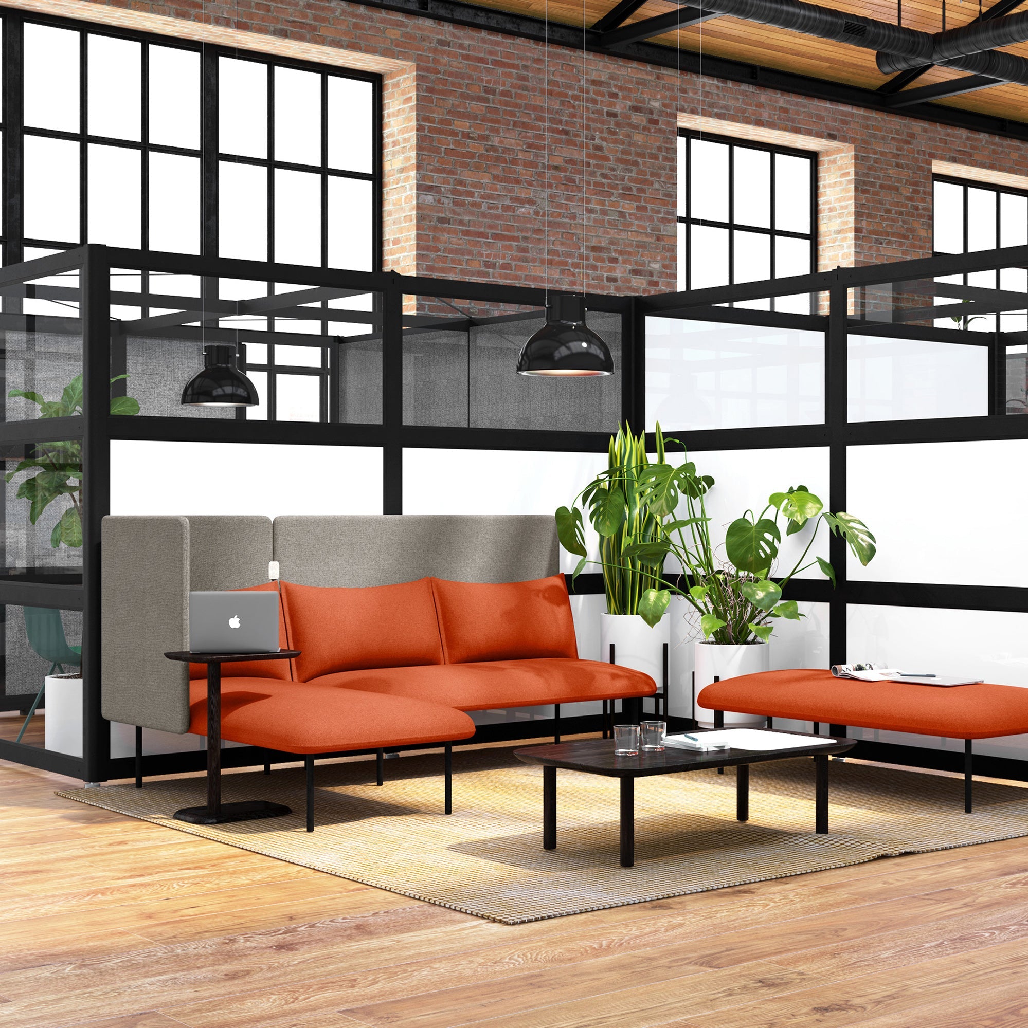 QT Adaptable Lounge Sofa + Left Chaise