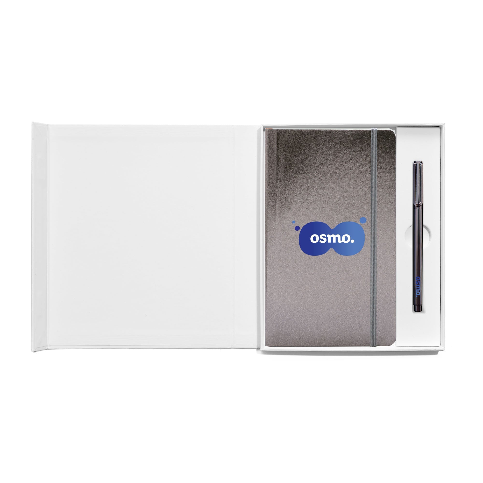 Custom Soft or Hard Cover Gift Box Set, Metal Pen