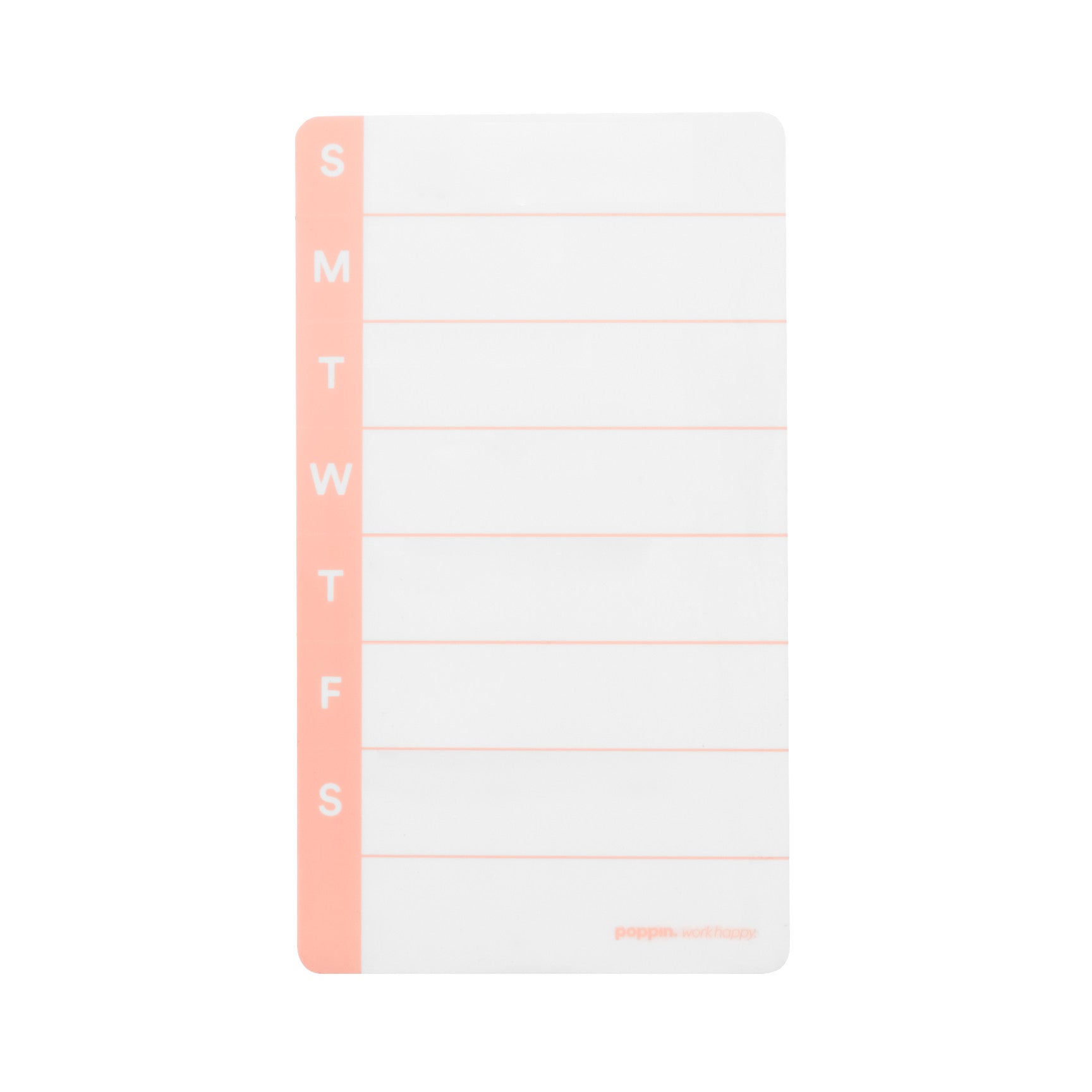 Blush Peel + Stick Weekly Planner