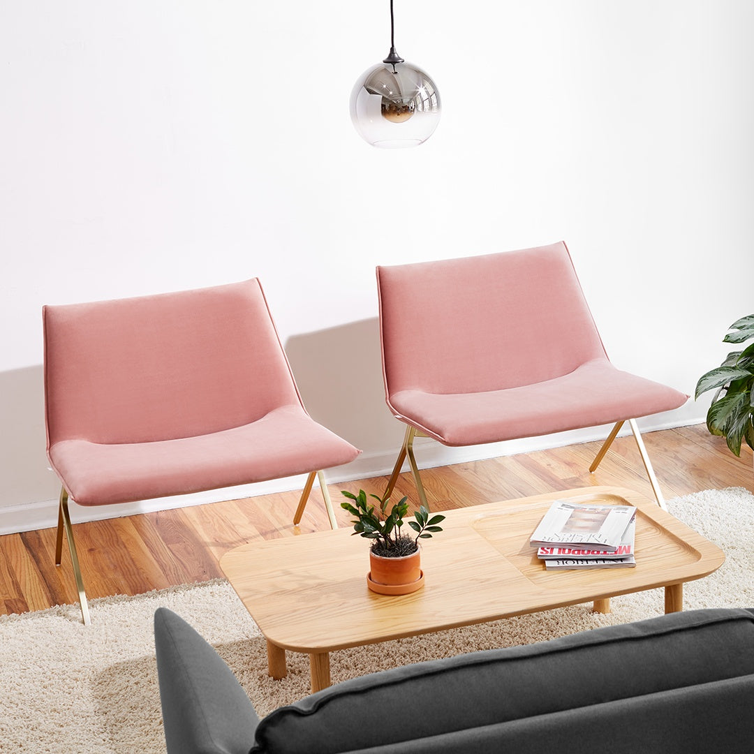 Velvet Meredith Lounge Chair