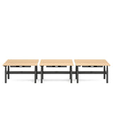 Series L 3S Adjustable Height Double Desk for 6
