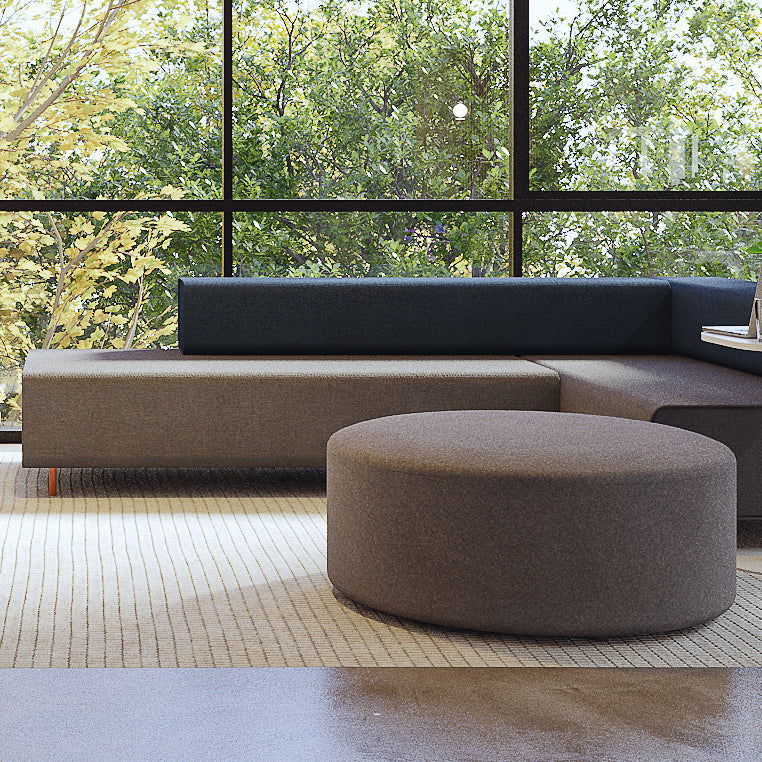 Block Party Lounge Round Ottoman, 40"