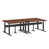 Series L 3S Desk for 4 + Boom Power Rail