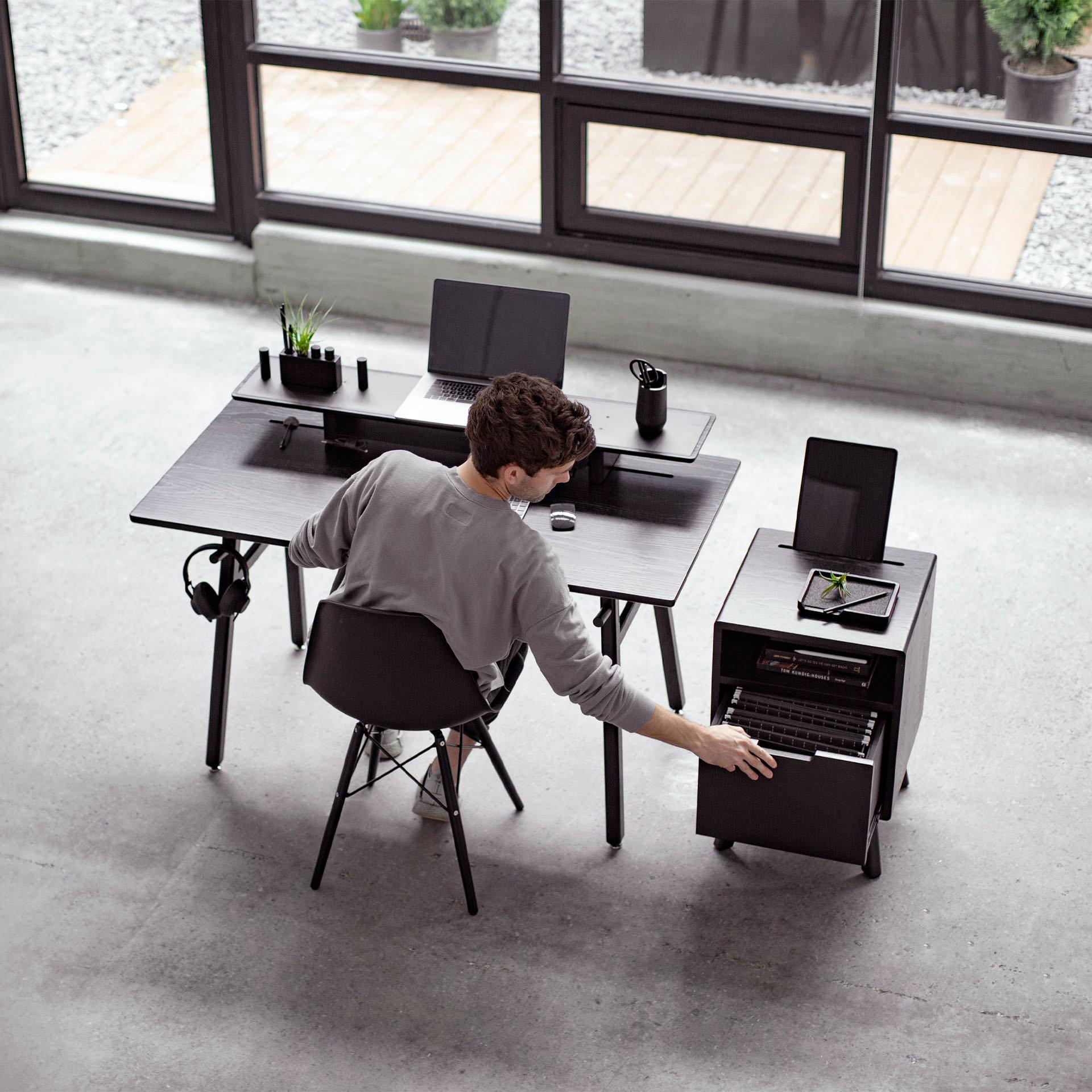 Desk - Black Oak
