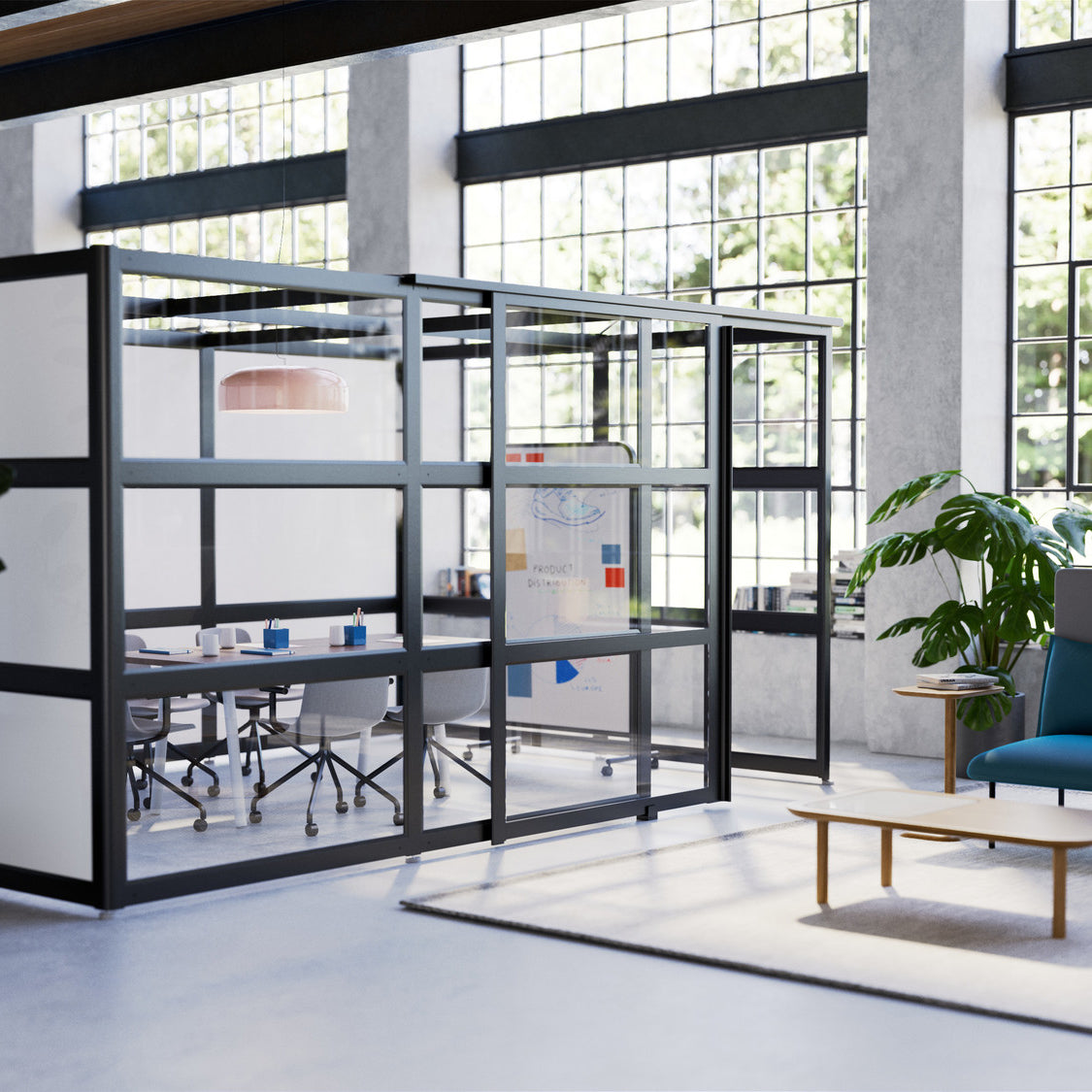 PoppinSpaces Sliding Door