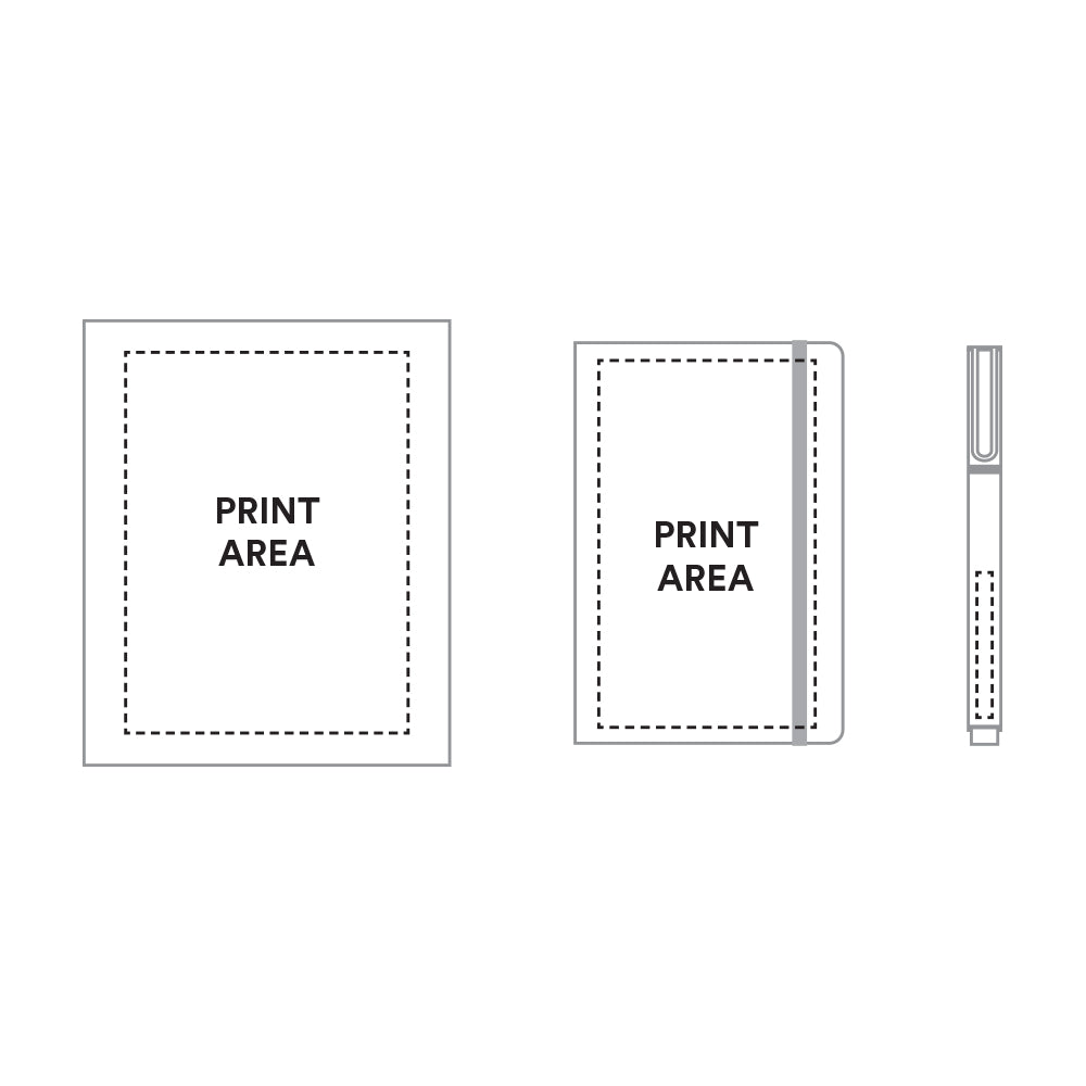 Custom Soft or Hard Cover Gift Box Set, Metal Pen