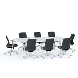 Ping-Pong Conference Table + 8 Task Chairs