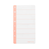 Blush Peel + Stick Weekly Planner