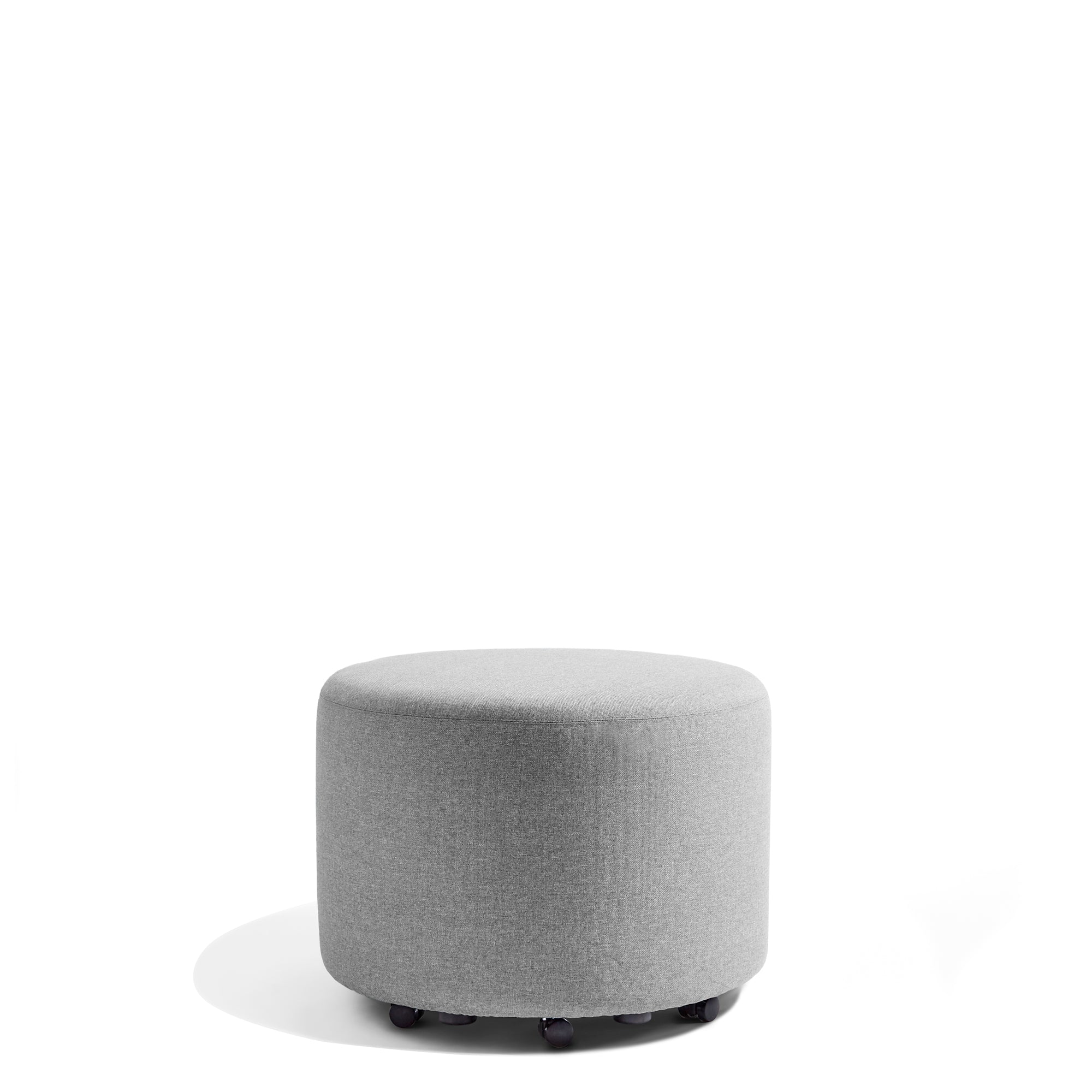 Block Party Lounge Round Ottoman Casters